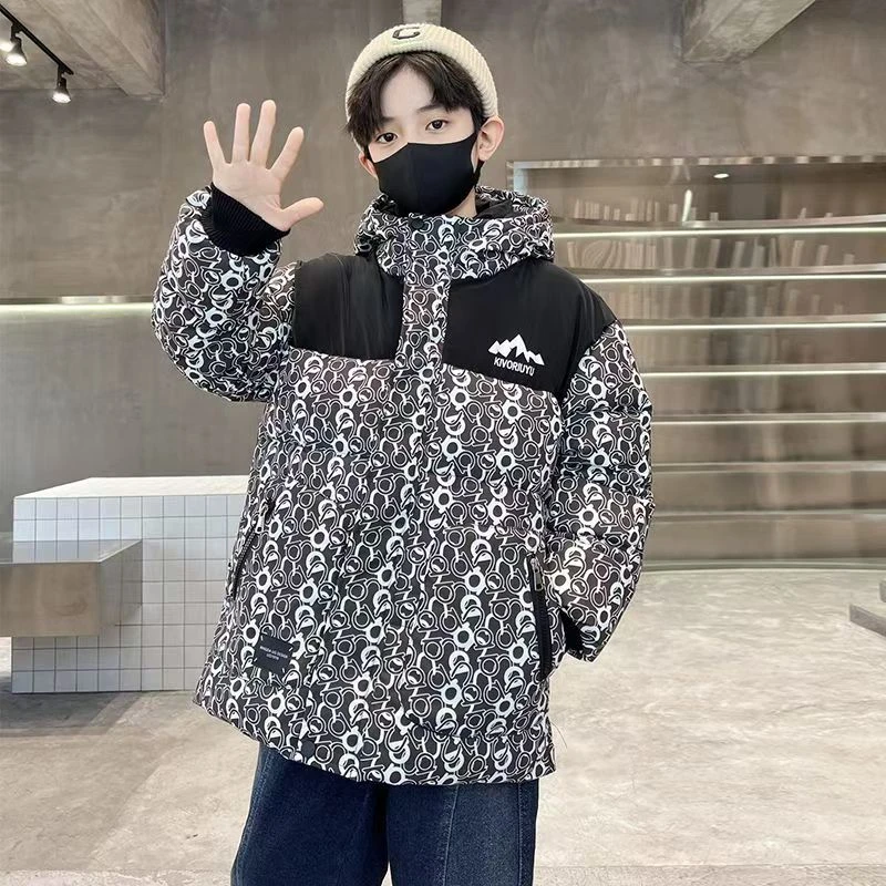 501943童装男童棉服2024冬款儿童加厚加棉棉衣潮酷冬季外套洋气潮