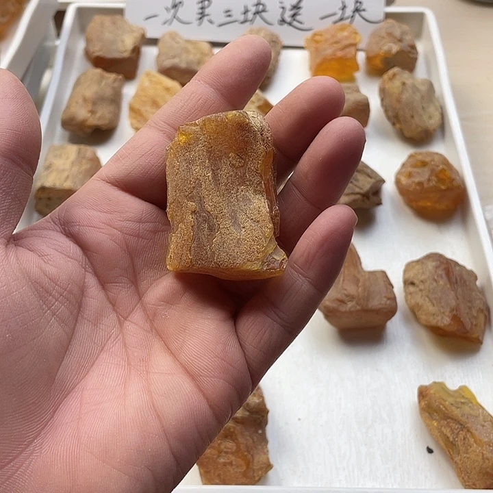 $***$定制琥珀未镶嵌天然琥珀蜜蜡