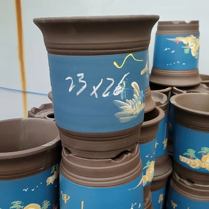 紫砂花盆江苏宜兴紫砂花盆