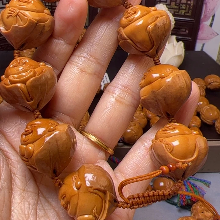 桃***子手串/手链橄榄核橄榄核