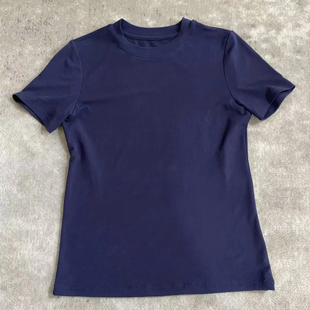 infobyfive福利夏季新显瘦彩色圆领短袖平平无奇T恤NF0505104