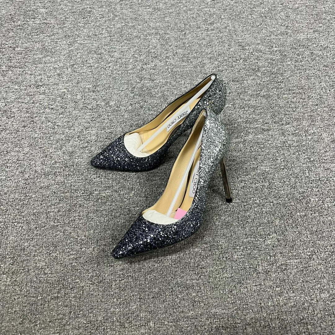 99新 JIMMY CHOO/吉米周 Jimmy choo渐变高跟鞋35.5码
