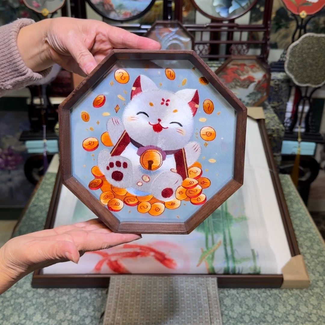 刺绣手工苏绣工艺制作技艺精湛