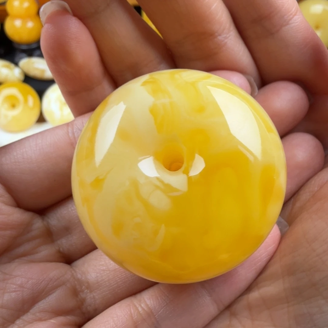 萍***琥珀未镶嵌颈饰纯天然琥珀蜜蜡无优化