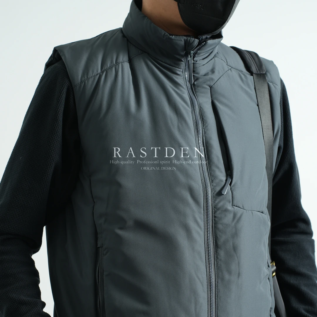 超轻超柔科技暖棉轻薄男士商务立领马甲情侣百搭户外防风背心坎肩