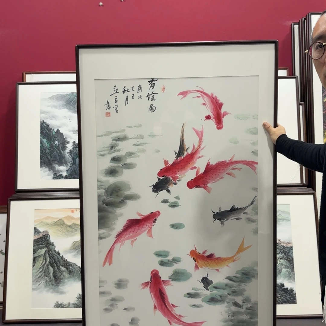 国画手绘作品160/80