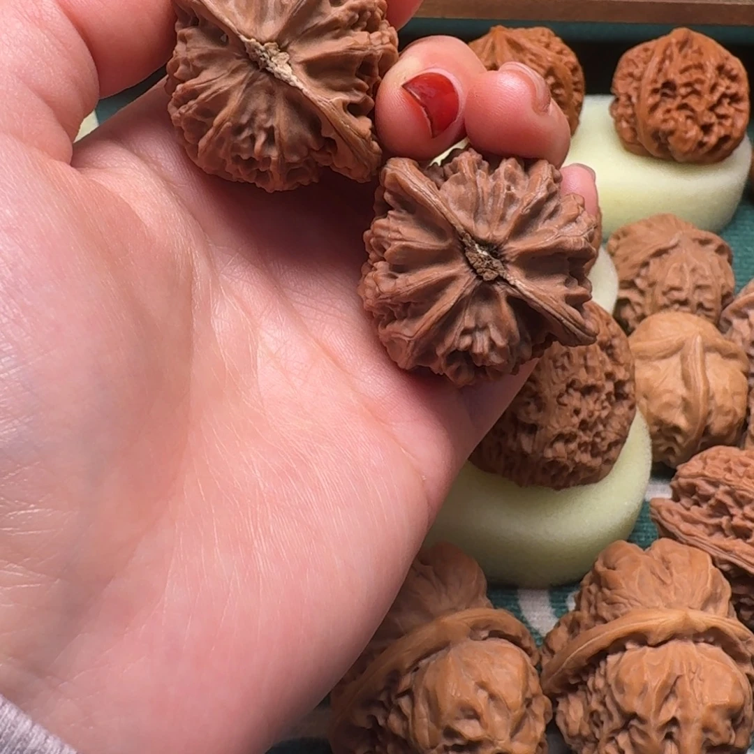 吊坠文玩核桃40桃心宫灯