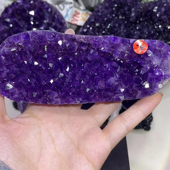 紫晶大型摆件（非配饰）银S925镶嵌