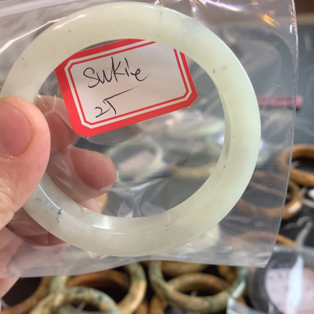 透闪石-蛇纹石玉手镯未镶嵌S***e