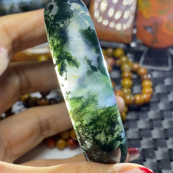 玛瑙/玉髓颈饰足银镀金镶嵌云*