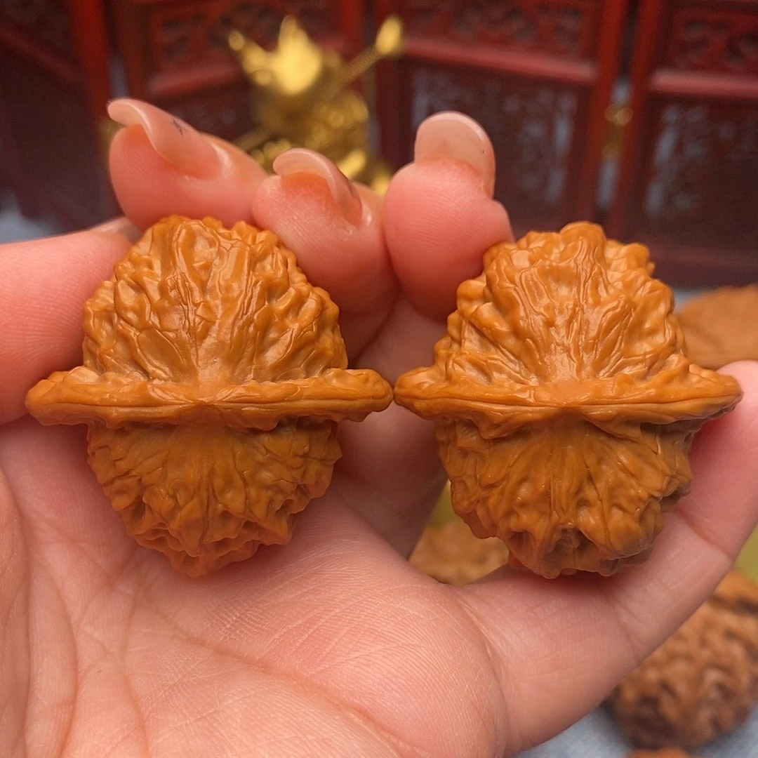 把件文玩核桃39全品绝配瓷娃娃