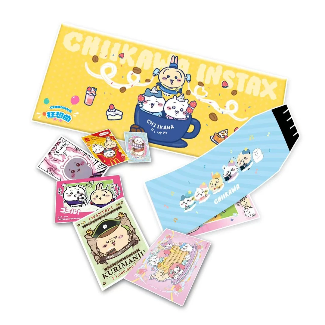 【叠叠】苹果文创 chiikawa 吉伊卡哇撕拉拍立得国产二创收藏卡牌
