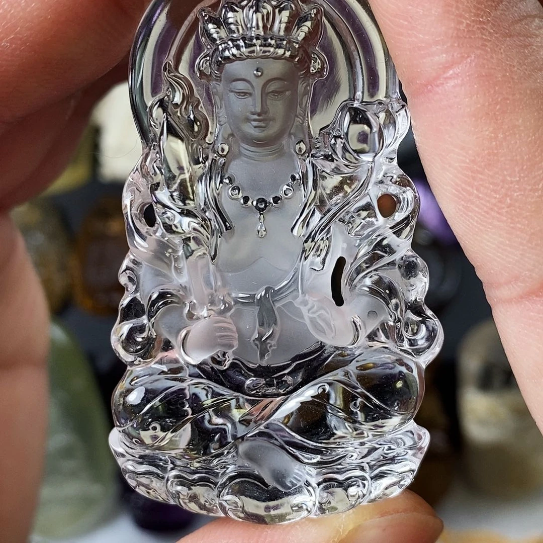 水晶天然水晶吊坠未镶嵌D****3