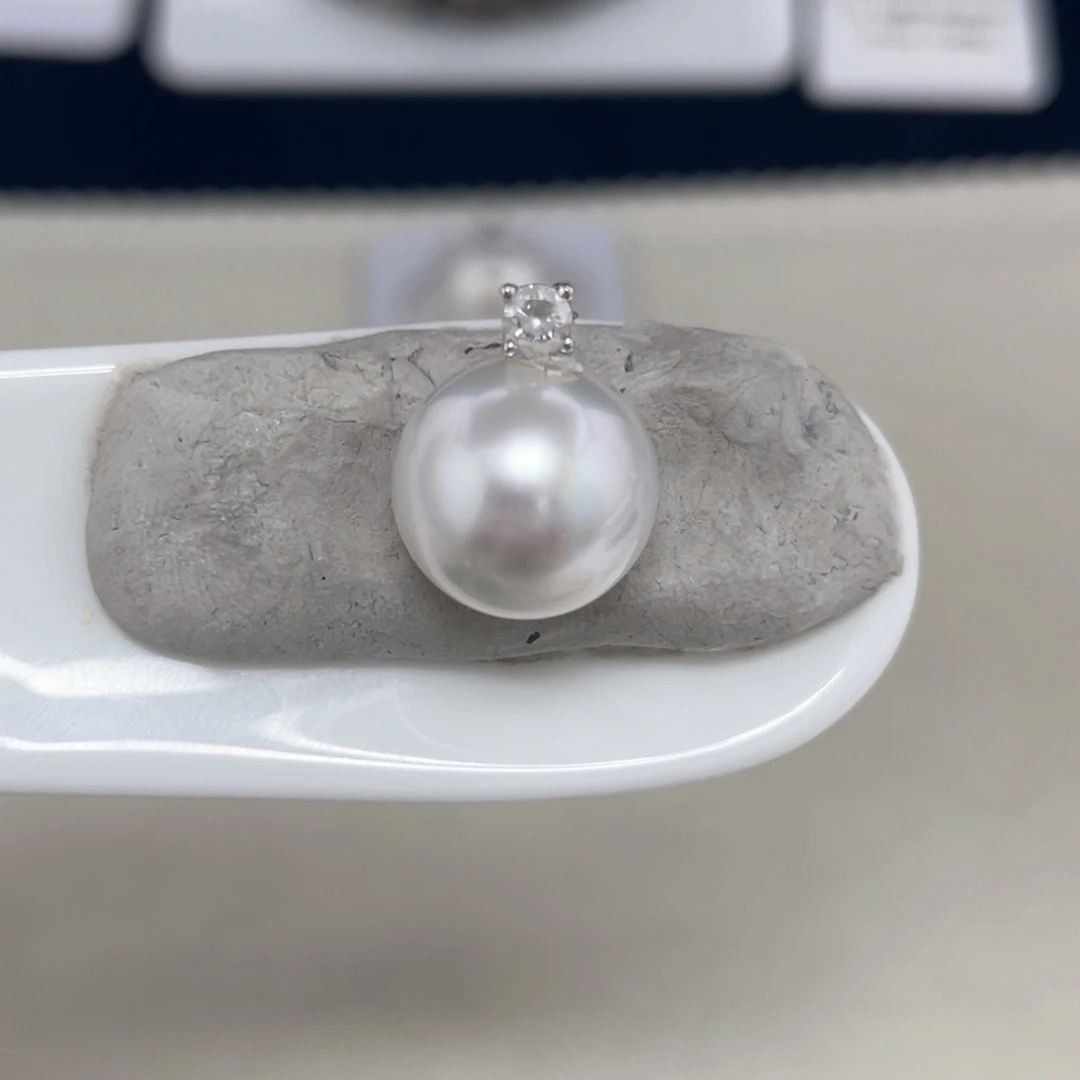 澳白单珠12-13海水珍珠未镶嵌