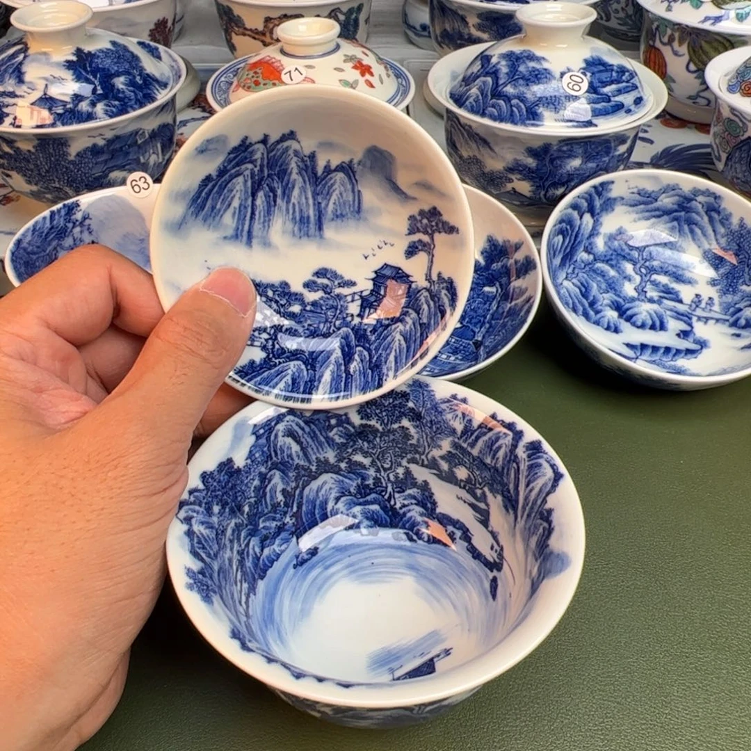 纯手工纯手绘茶具85