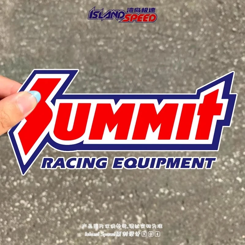Summit字母设计创意汽车贴纸卡通汽车车身装饰赛车改装贴纸
