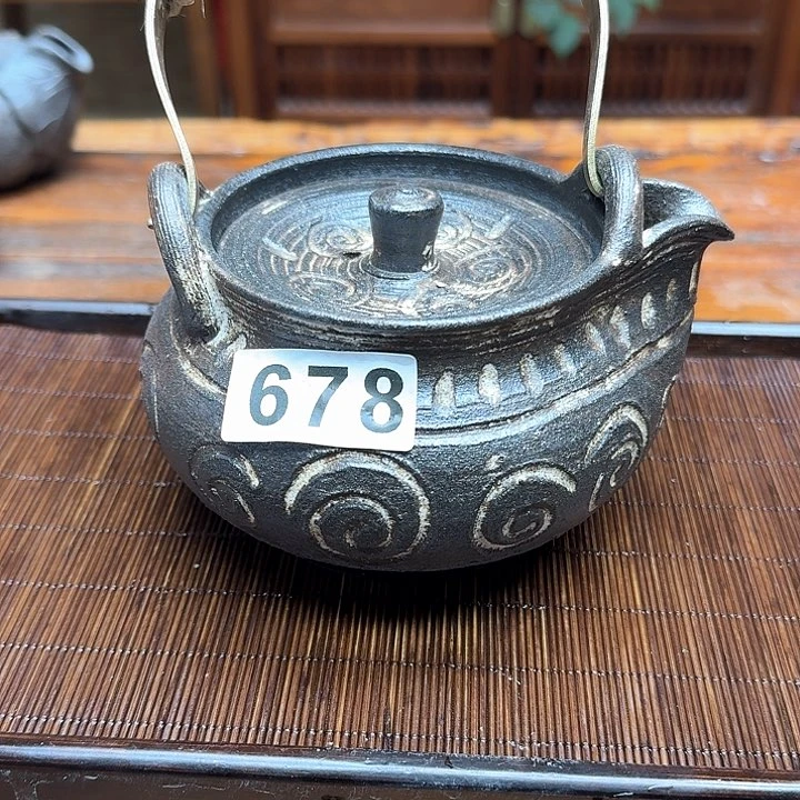 纯手工制作粗陶茶具