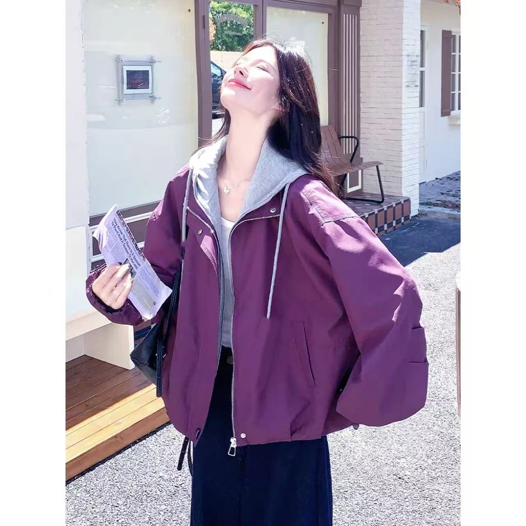 【冲锋衣】秋冬季时尚高档外套设计感时装女装服装9653[XSLF]J