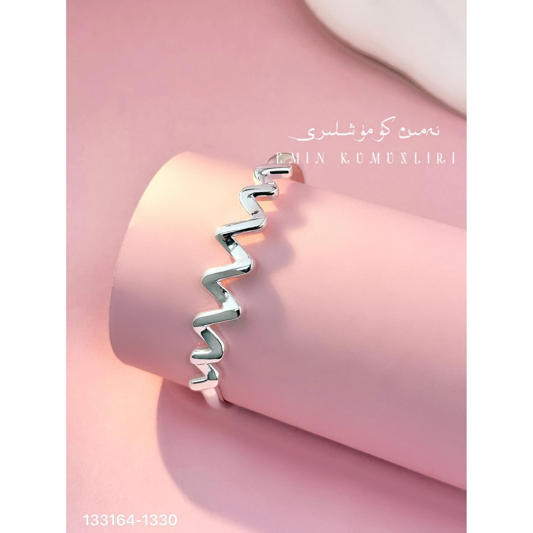 足银手镯 爱敏首饰手镯133164