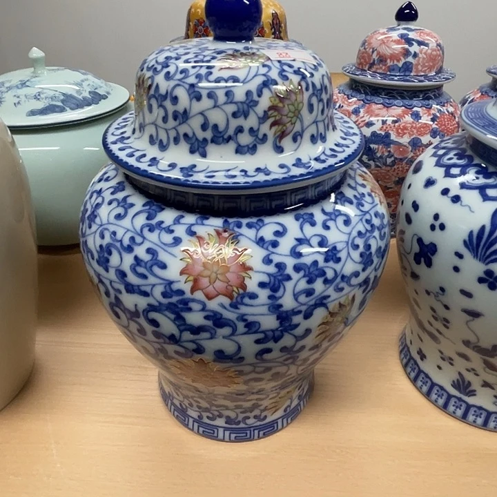 家用陶瓷茶叶罐储物罐