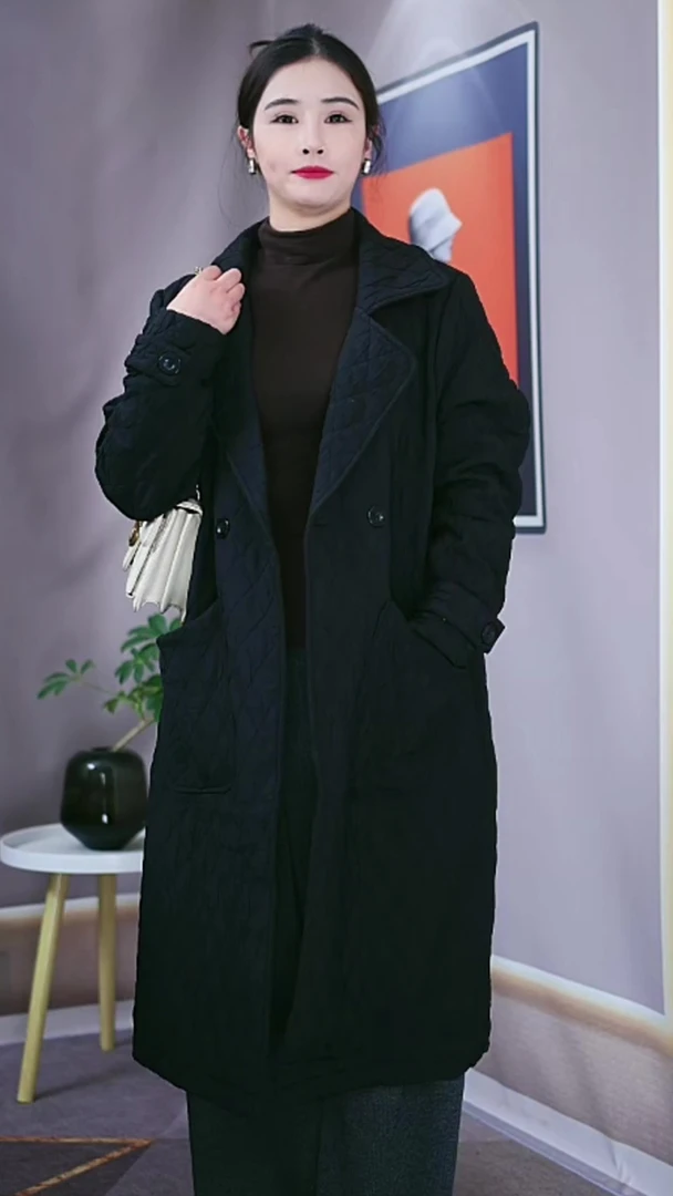 【上新定制】H.G23177-新款减龄百搭风衣