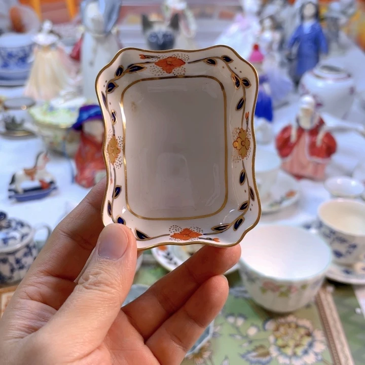 摆件欧洲中古瓷器好看冲鸭！