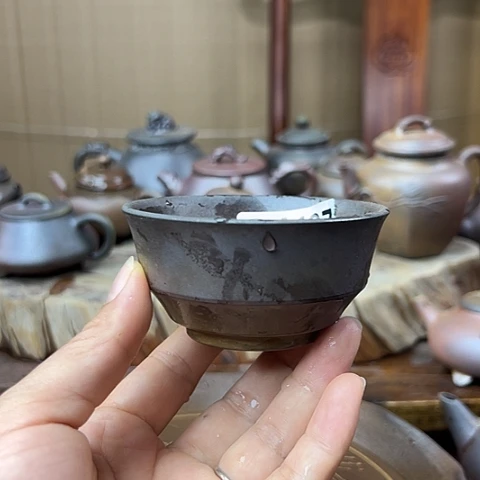 戬谷龙窑柴烧茶杯197