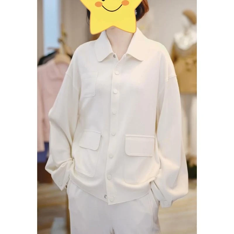 2025夏季韩式新款设计感口袋翻领防晒衬衫短外套女高级感百搭上衣