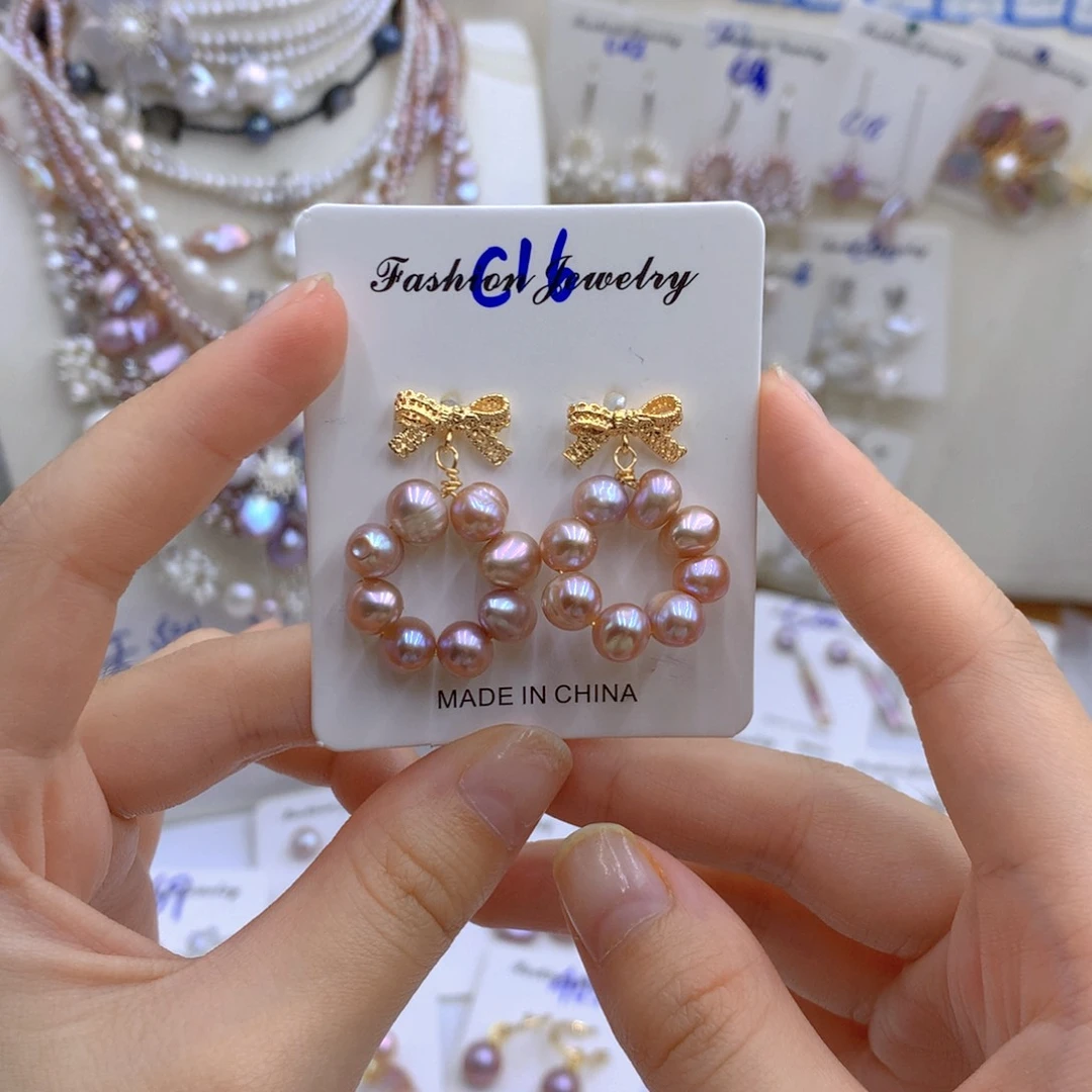 淡水珍珠颈饰银S925镶嵌