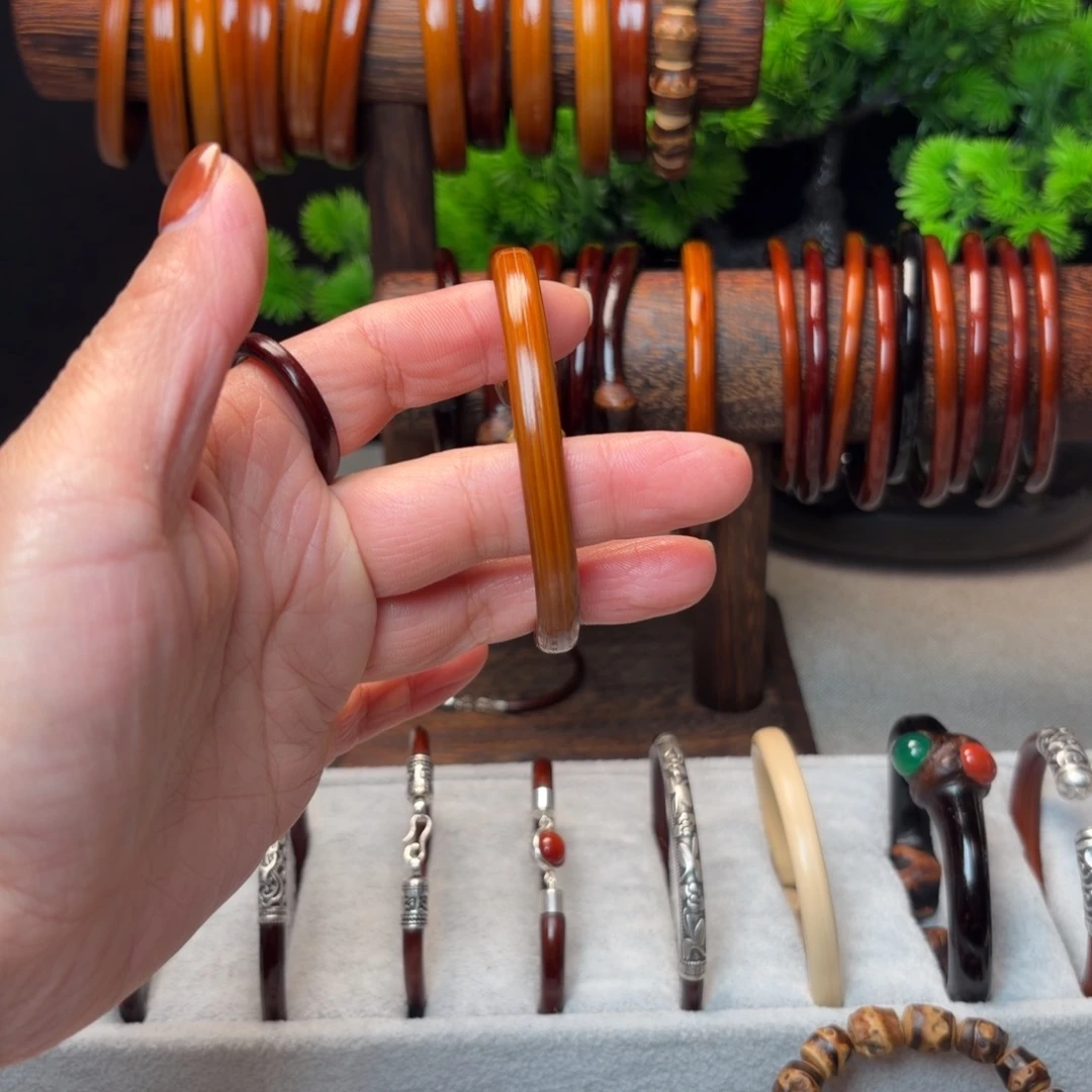 @***—木质非金属金刚藤手镯