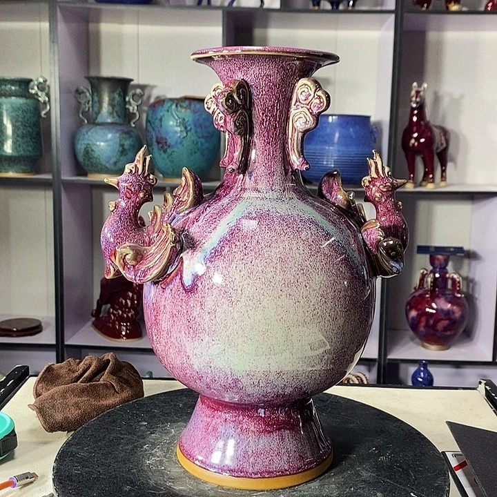 瓷片中国神垕精品钧瓷