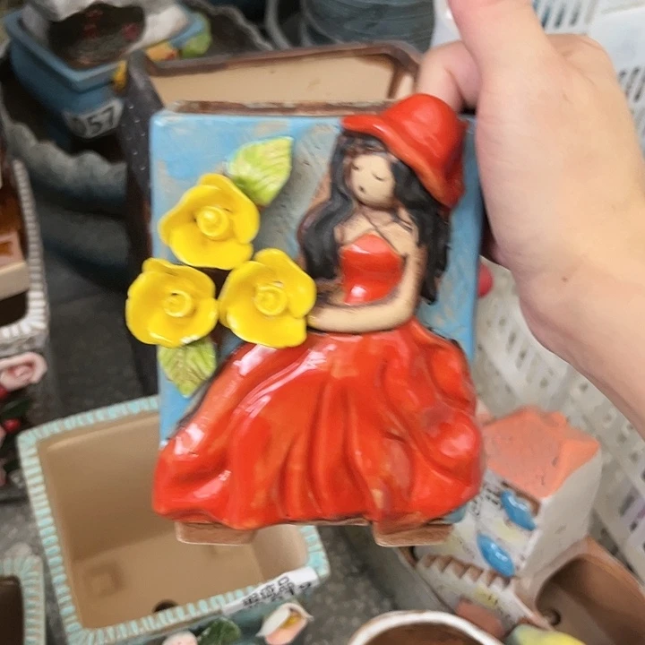 紫砂花盆粗陶材质多肉花盆