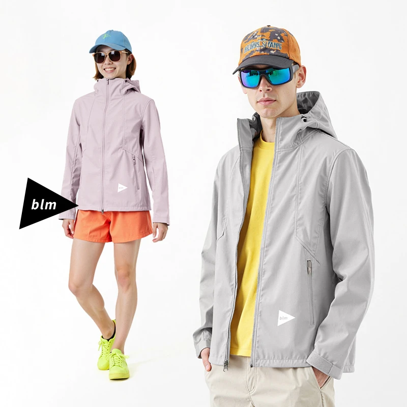 ▶ blm城市机能连帽软壳衣男女休闲夹克外套秋冬防风冲锋衣