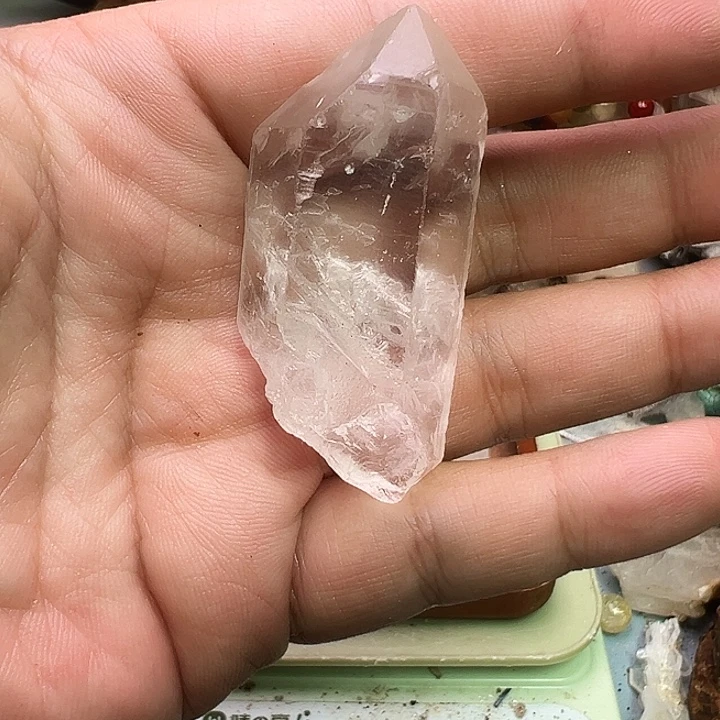 无***极未镶嵌水晶珠宝半成品