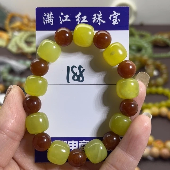 蛇纹石玉未镶嵌手链