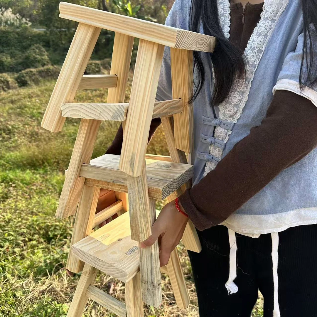 四个装矮凳子板凳木凳子家用鞋凳阳台凳长24厘米宽14厘米高22厘米