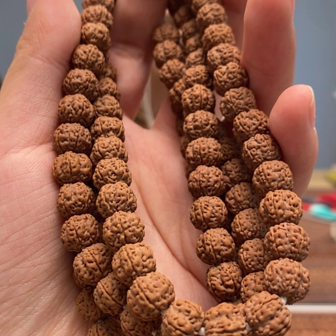 谋***尘金刚菩提手串老树梅花108卡9