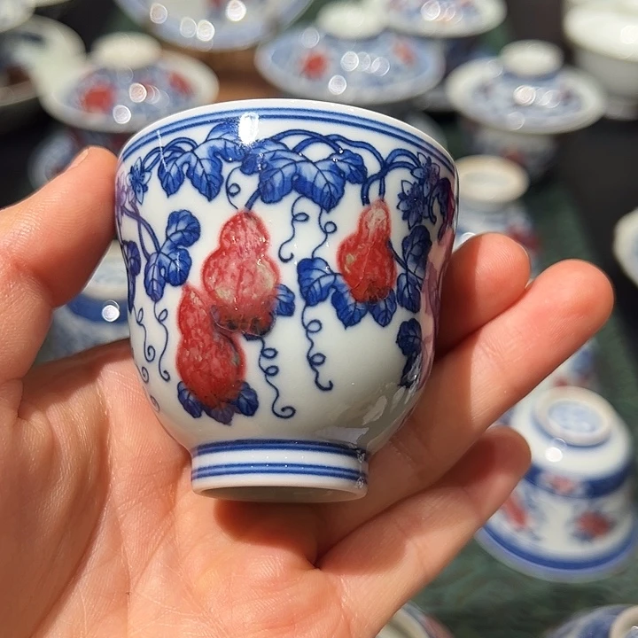 臻玉古坊原矿孔雀石釉里红