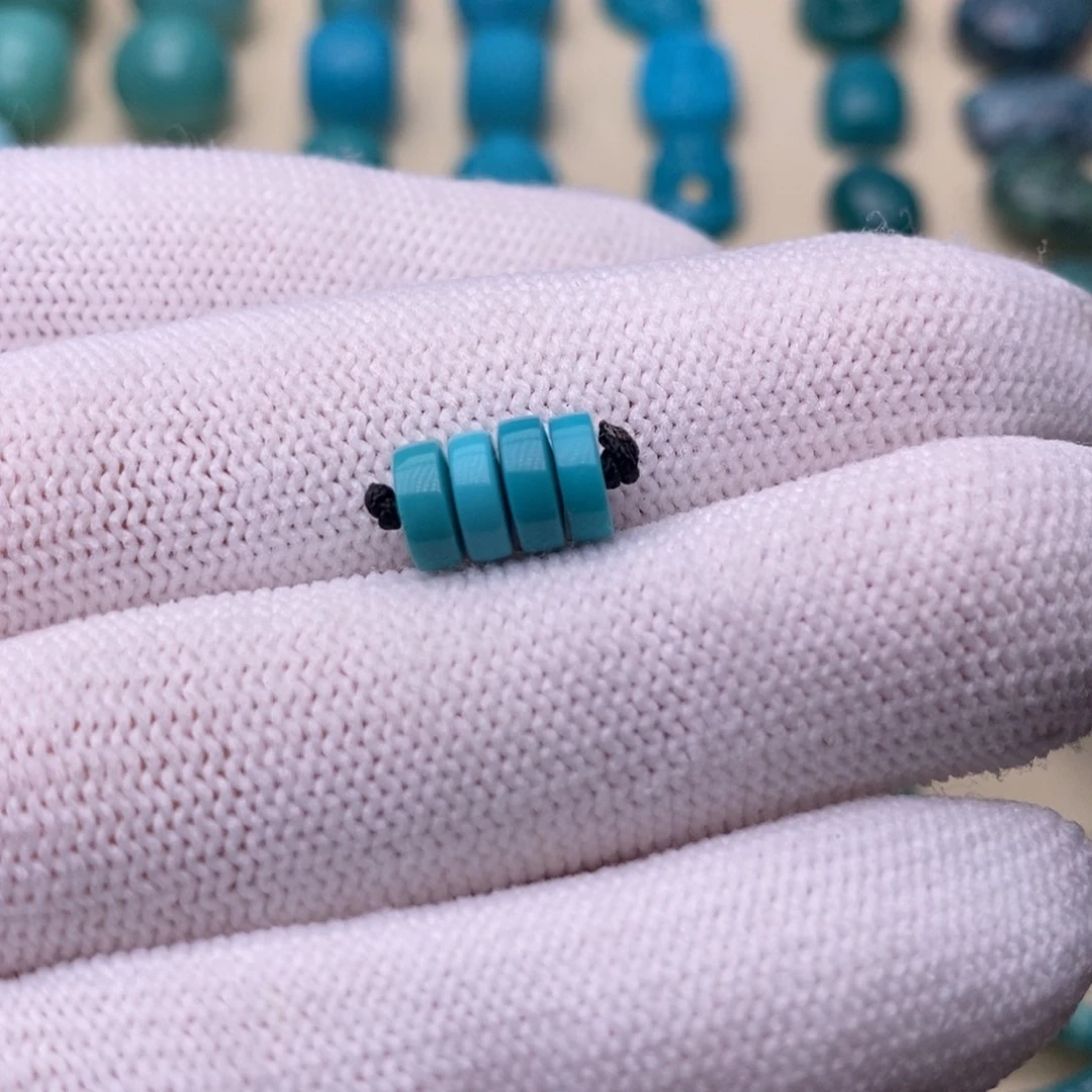 不***天绿松石未镶嵌绿松石直切6.6