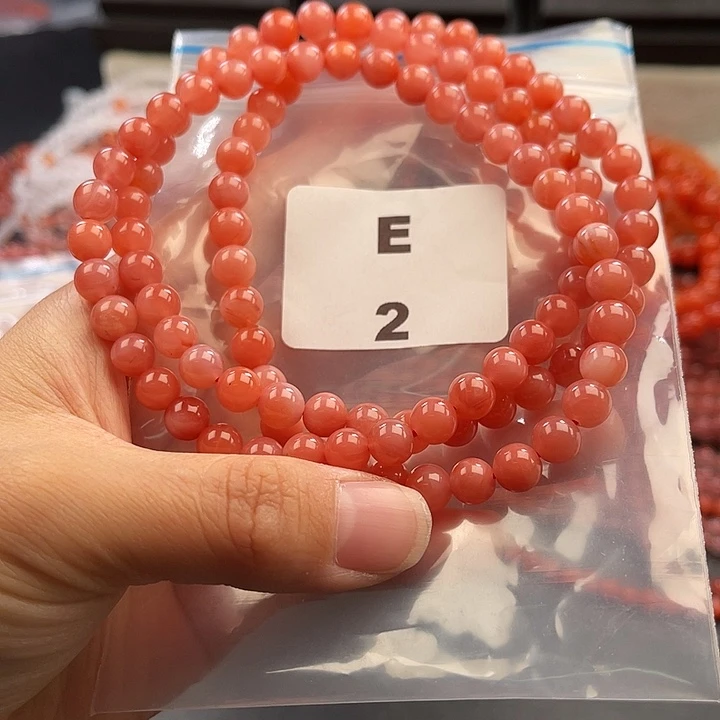 南红玛瑙未镶嵌多样性发货默认微瑕称重7mm