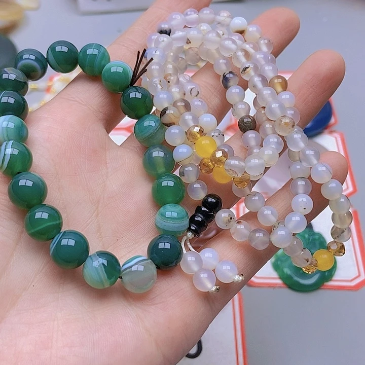 【闪购商品】玛瑙/玉髓珠宝半成品未镶嵌果*