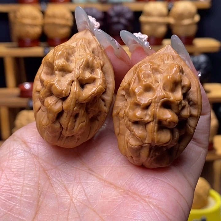 战****文玩核桃把件毒蝎子6号37尺