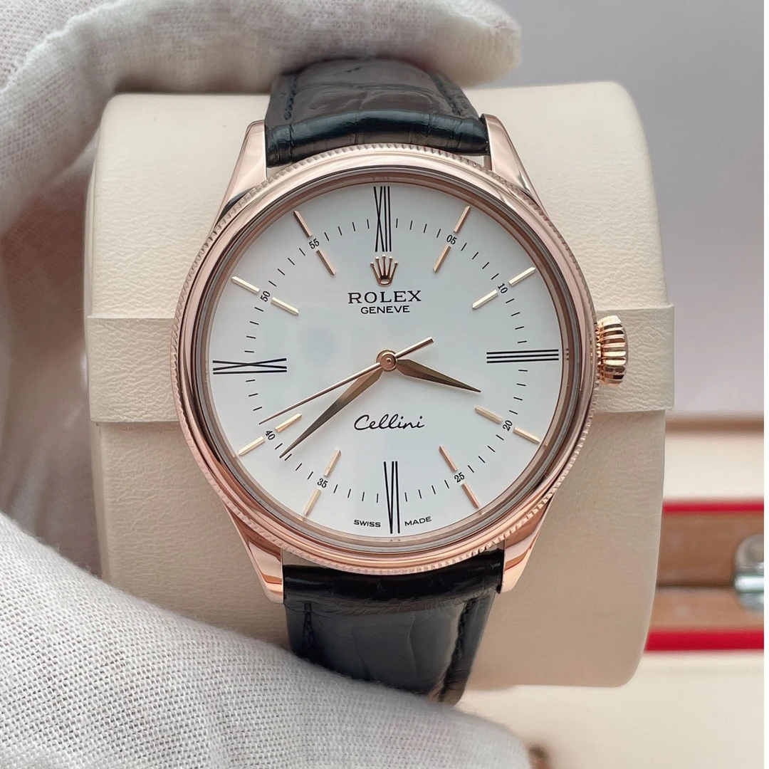 99新 Rolex/劳力士 （米米名表）50505切利尼自动机械表径39mm