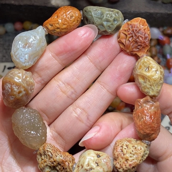 玛瑙/玉髓未镶嵌珠宝半成品