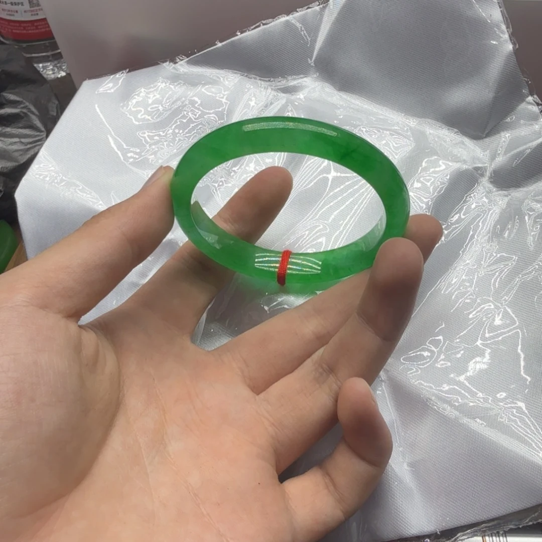 未镶嵌手镯翡翠e9。55圈口