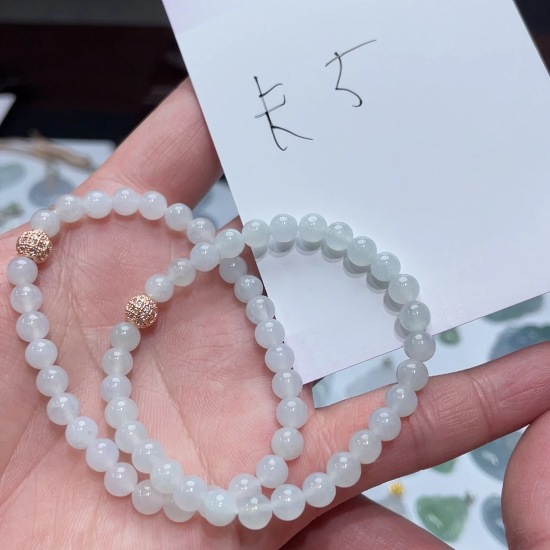 翡翠颈饰未镶嵌天然A货缅甸翡翠 拍一发一