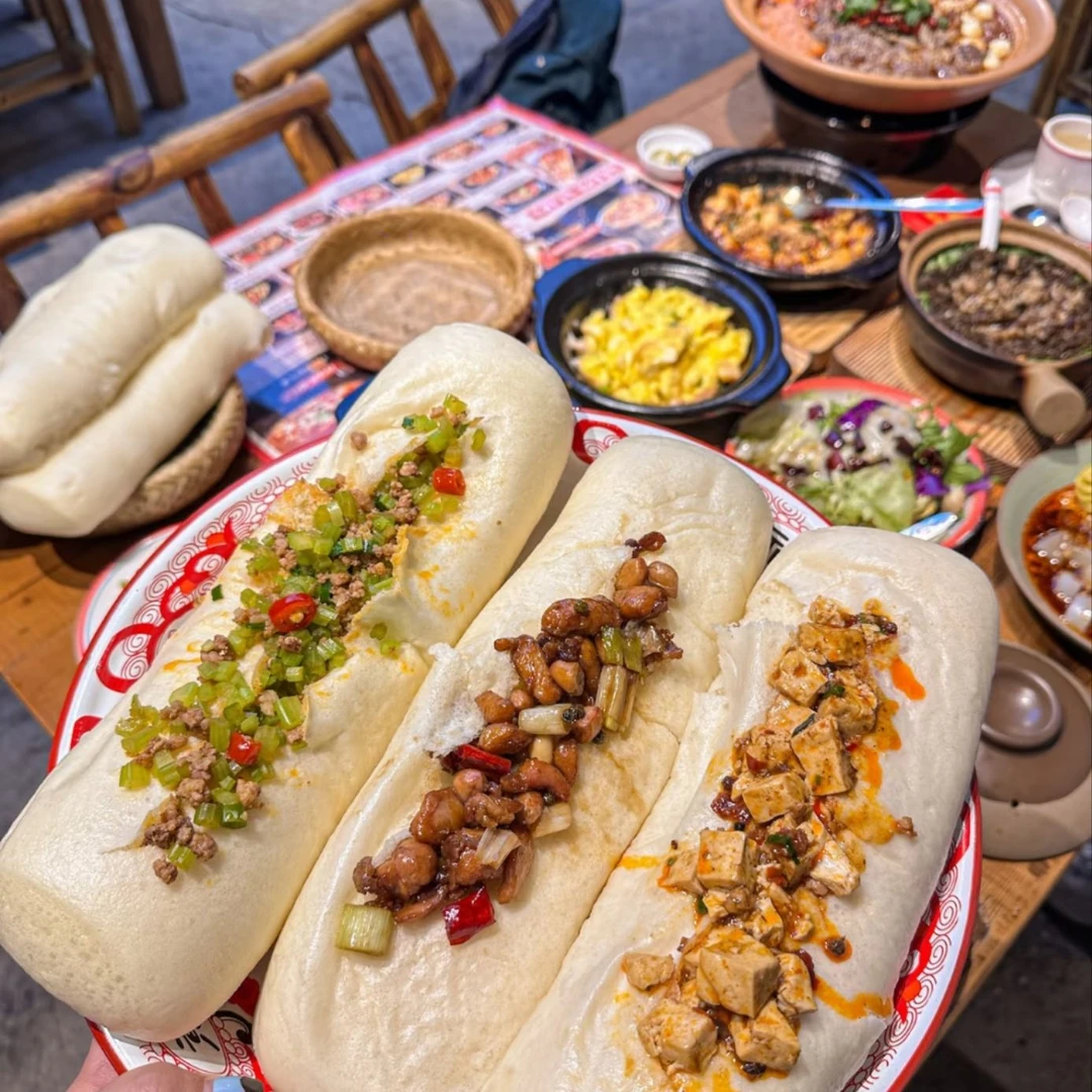 试吃1个】正宗毛巾酒酿馒头早餐传统白馒头特产小吃加热即食食品