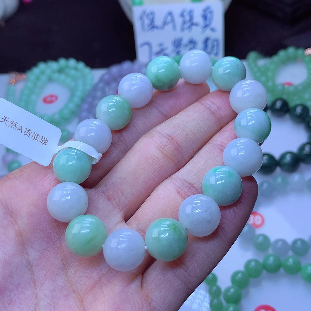翡翠毛衣链未镶嵌