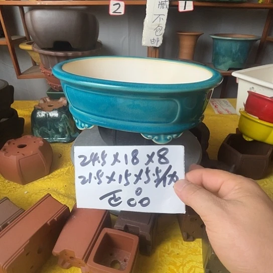 宜兴紫砂花盆一个