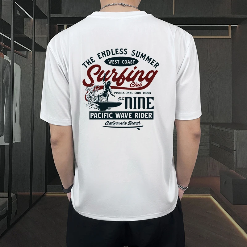 正品新款日系潮流夏季印花打底衫上衣男款2025个性爆款短袖T恤男